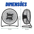 Mini Ventilador Usb De Mesa Premium Potente E Silencioso Cor