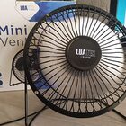 Mini Ventilador Usb Luatek Em Metal 4 Pás Para Pc E Notebook