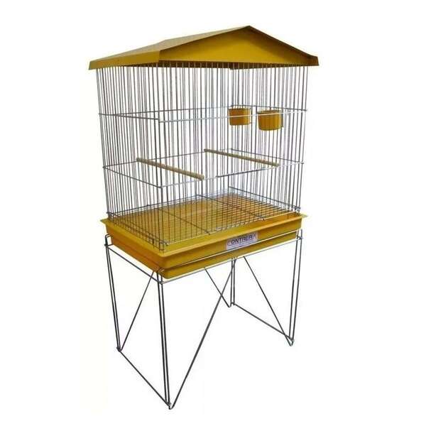 Mini Viveiro E Gaiola Para Calopsita Maritaca Canário Cocota