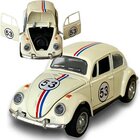 Miniatura Carrinho Fusca Herbie Fricção Metal Colecionável