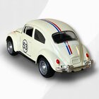 Miniatura Carrinho Fusca Herbie Fricção Metal Colecionável