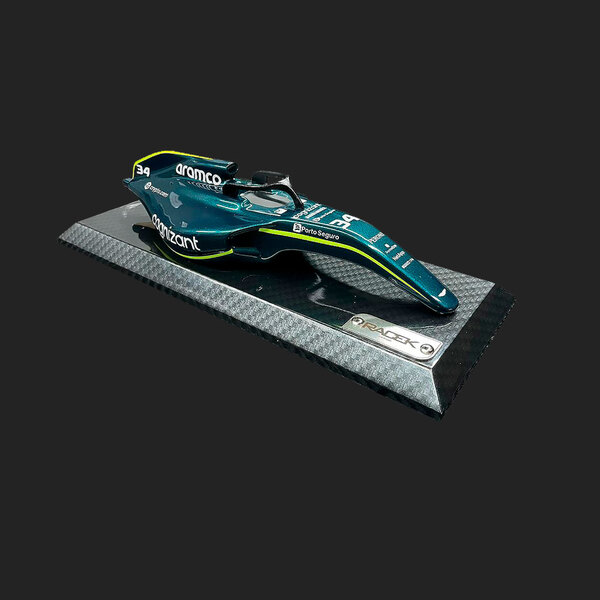 Miniatura De Quadro Decorativo 33cm X 12 5cm Carro F1 Aston M