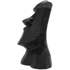 Miniatura Estátua Moai Ilha Da Pascoa Preta 20 Cm Decoração -