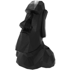 Miniatura Estátua Moai Ilha Da Pascoa Preta 20 Cm Decoração -