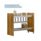 Miniberço Multifuncional Rubi - Branco/ypê