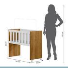 Miniberço Multifuncional Rubi - Branco/ypê