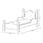 Minicama Iris Infantil Moranguinho Branca