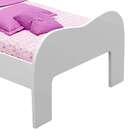 Minicama Soneca Branca E Lilás