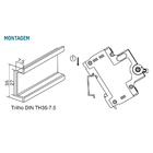 Minidisjuntor Tdj3ka 1 P 20 A Curva C Tramontina