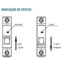 Minidisjuntor Tdj3ka 1 P 20 A Curva C Tramontina