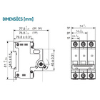 Minidisjuntor Tdj3ka 1 P 20 A Curva C Tramontina