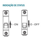 Minidisjuntor Tdj3ka 3 P 25 A Curva C Tramontina