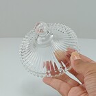 Minie Potiche Bomboniere 11x9x9cm Vidro Transparente