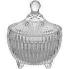 Minie Potiche Bomboniere 11x9x9cm Vidro Transparente