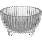 Minie Potiche Bomboniere 11x9x9cm Vidro Transparente