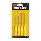 Minipegadores com 4 Peças Vonder