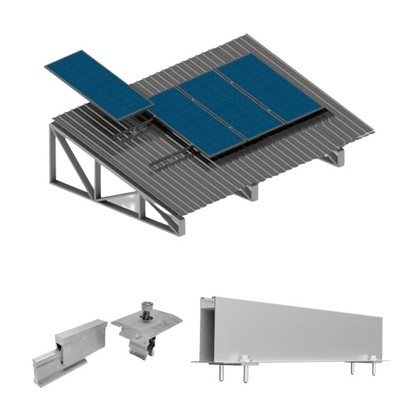 Minitrilho Alto Para Telhado Metálico 550mm Pratic Lite Romag