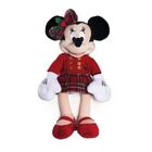 Minnie C/ Vestido E Casaco Xadrez 30cm Natal Cromus
