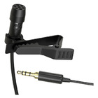 Mirfak Mc1p Microfone De Lapela Com Conector De 3.5mm Preto