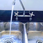 Misturador  Cozinha Bica Móvel  2 Jatos C-64 Mesa 1/4 V.