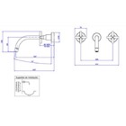 Misturador Banheiro Duna Clássica Parede Corten Matte Deca