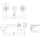 Misturador Banheiro Duna Clássica Parede Corten Matte Deca