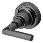 Misturador Banheiro Parede Jade Clássica Grafite Liso Fani