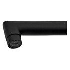 Misturador Banheiro Parede Jade Clássica Preto Fosco Fani