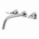 Misturador Banheiro Parede Túnis Clássica Grafite Escov Fani