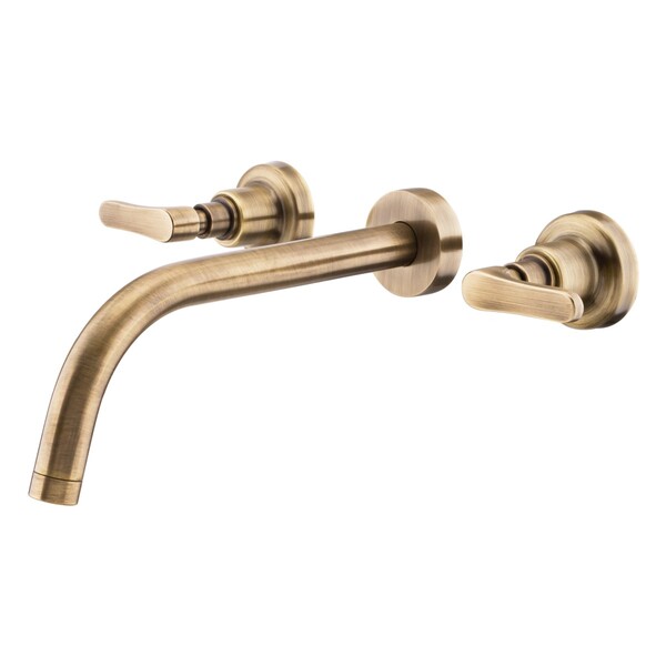 Misturador Banheiro Parede Túnis Clássica Ouro Velho Fani