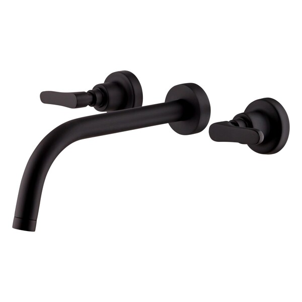 Misturador Banheiro Parede Túnis Clássica Preto Fosco Fani