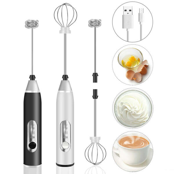 Misturador Bebidas Ovos Mini Mixer Fuê Portátil Elétrico Reca