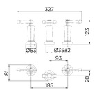 Misturador para Bidê Cromado Provence Docol