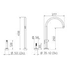 Misturador Cozinha Mix & Match Inox Escovado 015465bh Docol