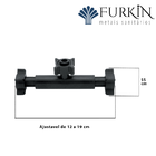 Misturador De Cozinha Flexível Preto Mesa 1/4 Volta C62