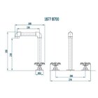 Misturador De Mesa Para Banheiro Living 700 Fani Preto Fosco