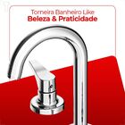 Misturador De Mesa Para Lavatório Like Bica Alta Cromado - Ce