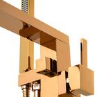 Misturador De Piso Em Aço Inoxidavel 304 Rose Willhome Wh41r