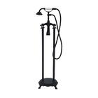 Misturador Duplo Comando De Piso Para Banheira Retrô Vintage