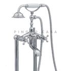 Misturador Duplo Comando De Piso Para Banheira Retrô Vintage