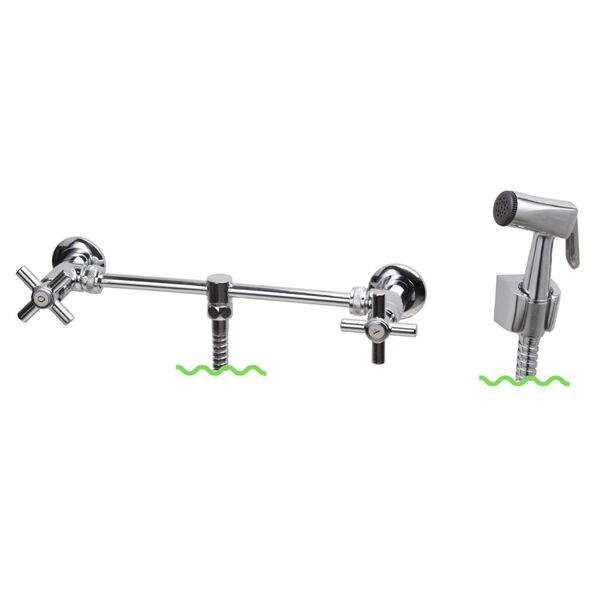 Misturador Externo Ajustável Ducha Higiênica Cromado - 230031