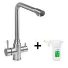 Misturador G Monoco. Com Kit Filtro Aço Escovado Gourmet12