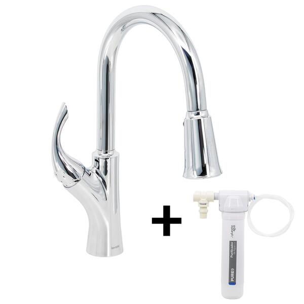 Misturador G Monocomando Extensível Cromado Nias Filtro