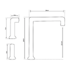 Misturador G Monocomando Extensível Pipeline