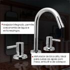 Misturador Kimetais 1877 C 58 Lavatorio Mesa Bica Alta 1/4v D