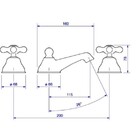 Misturador Lavatório Mesa Bica Baixa Deca Belle Epoque Cromad