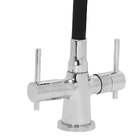 Misturador Monobloco Cozinha Ducha 2 Jatos Preto Mesa