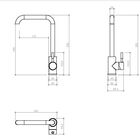Misturador Monocomando- Acabamento Rose Gold Escovado - Gourm