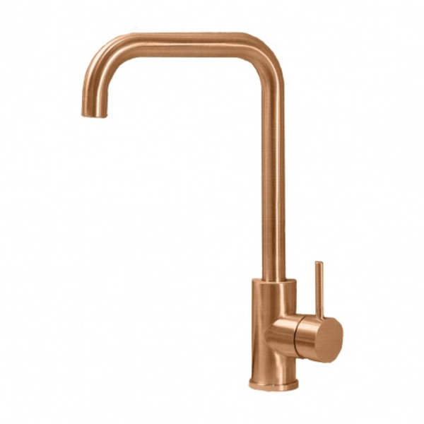 Misturador Monocomando- Acabamento Rose Gold Escovado - Gourm