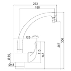 Misturador Monocomando Allure 2257 C71 De Bancada Com Bica Al